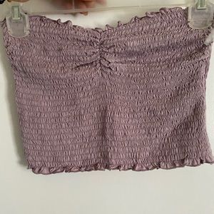 Scrunch Top, Lavender, Never worn